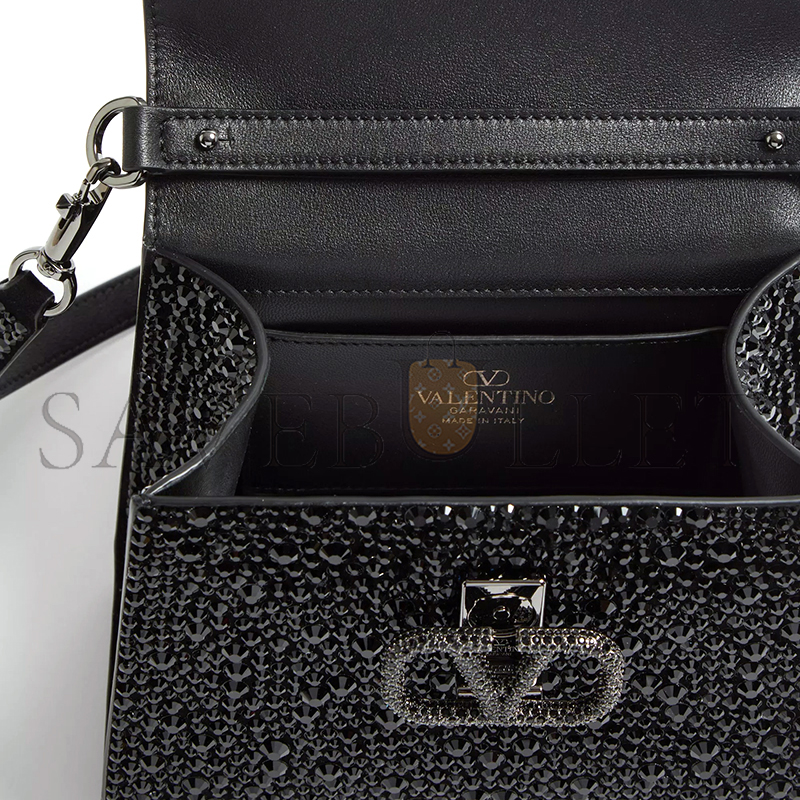 VALENTINO MINI VSLING HANDBAG WITH SPARKLING EMBROIDERY ZW2B0G97TZA_7NM (19*13*9cm)